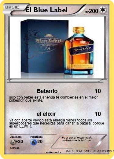 Pokemon El Blue Label