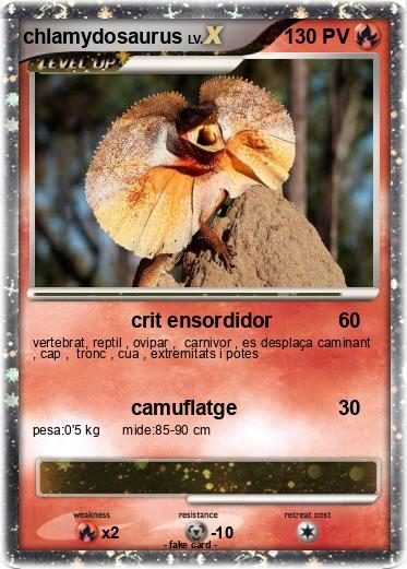 Pokemon chlamydosaurus