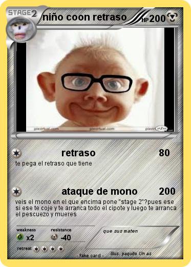 Pokemon niño coon retraso