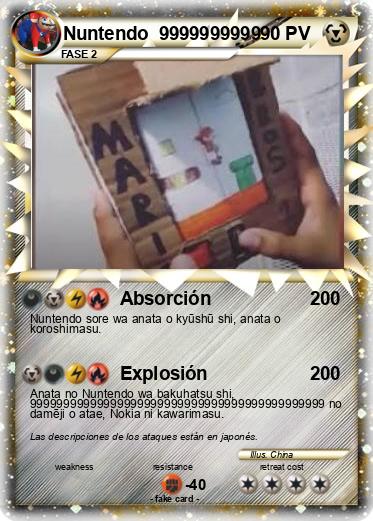 Pokemon Nuntendo  9999999999