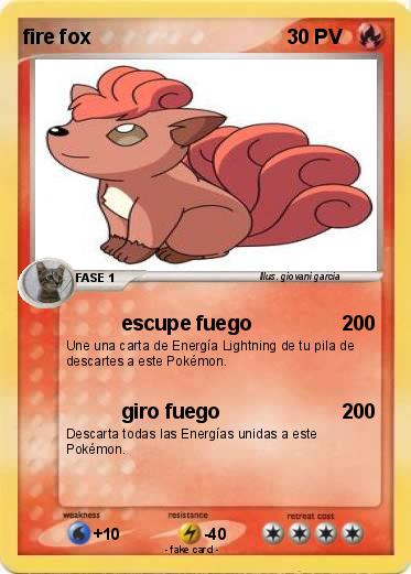 Pokemon fire fox