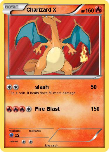 Pokemon Charizard X
