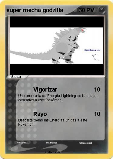 Pokemon super mecha godzilla