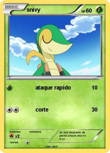 Pokemon snivy
