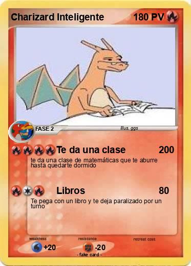 Pokemon Charizard Inteligente