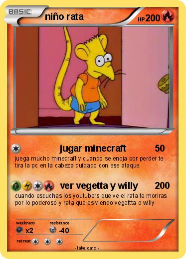 Pokemon niño rata