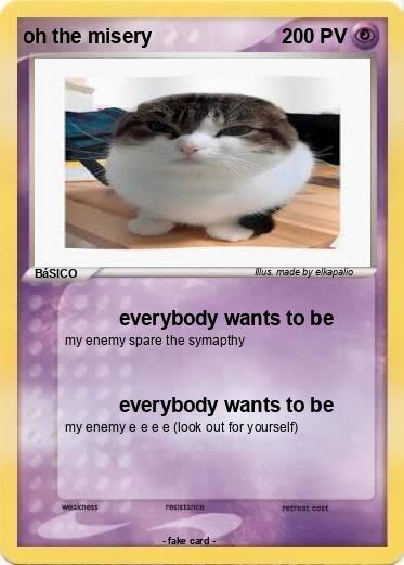 Pokemon oh the misery