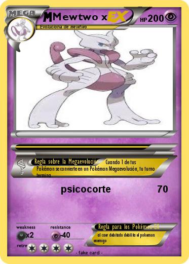 Pokemon Mewtwo x