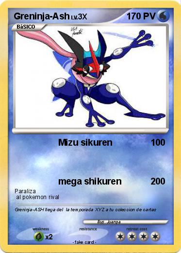 Pokemon Greninja-Ash