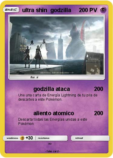 Pokemon ultra shin  godzilla