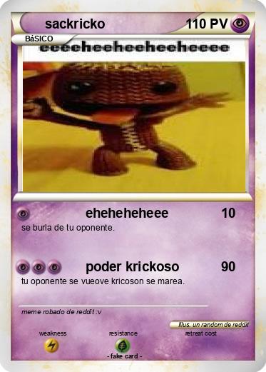 Pokemon sackricko