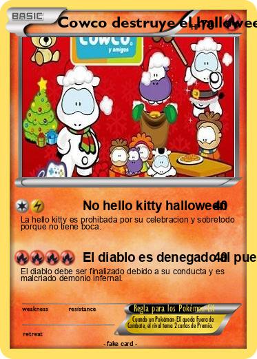 Pokemon Cowco destruye el halloween