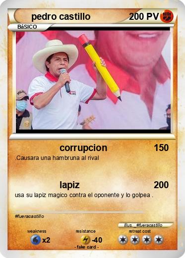 Pokemon pedro castillo