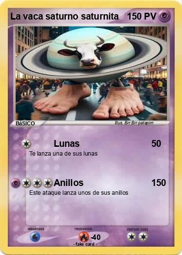 Pokemon La vaca saturno saturnita