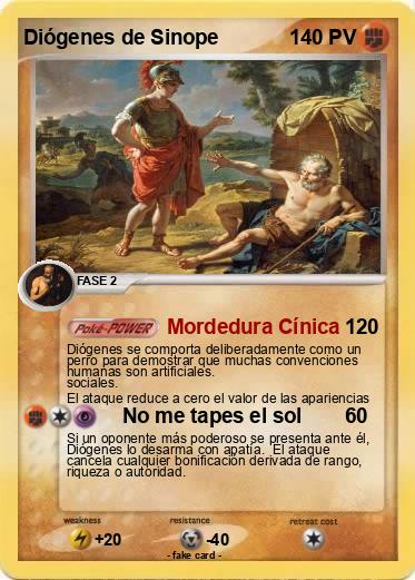 Pokemon Diógenes de Sinope