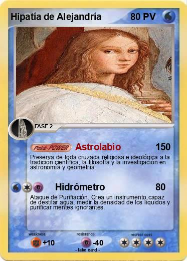 Pokemon Hipatía de Alejandría