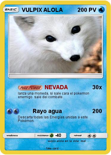 Pokemon VULPIX ALOLA