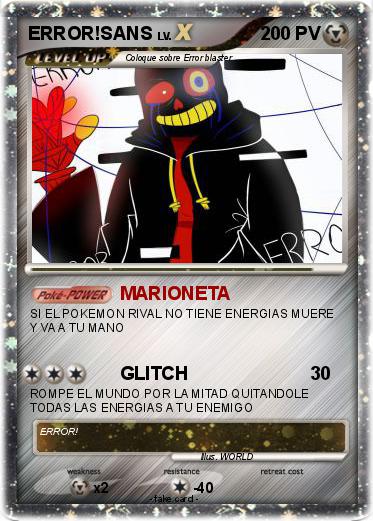 Pokemon ERROR!SANS