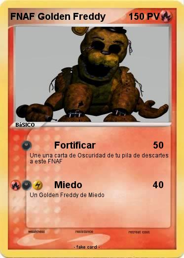 Pokemon FNAF Golden Freddy