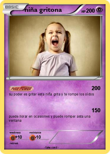 Pokemon niña gritona
