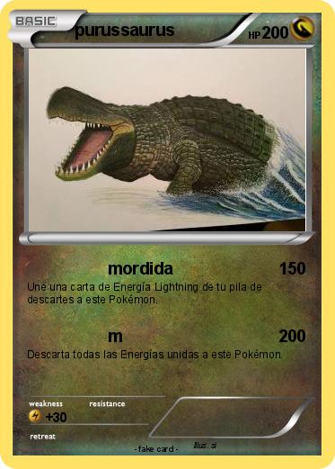 Pokemon purussaurus