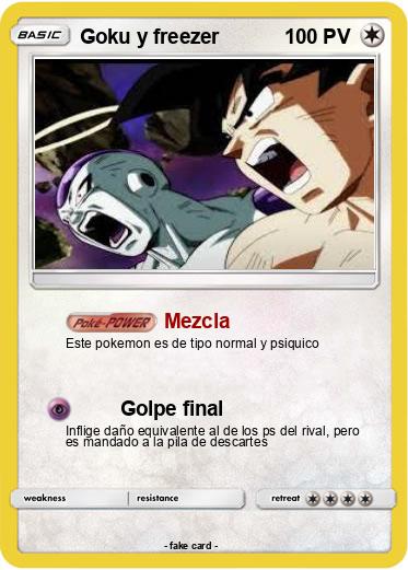 Pokemon Goku y freezer