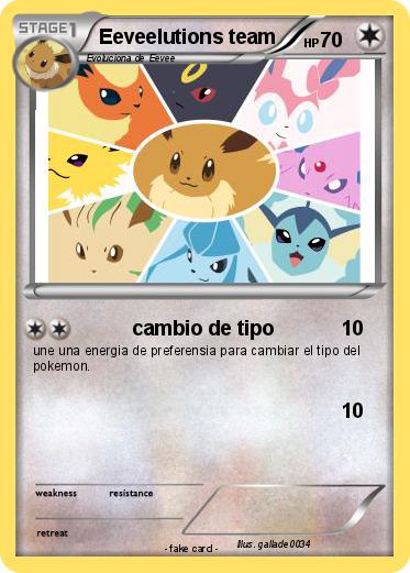 Pokemon Eeveelutions team