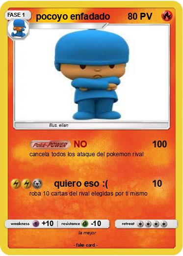 Pokemon pocoyo enfadado
