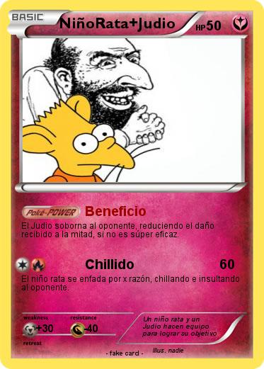 Pokemon NiñoRata+Judio