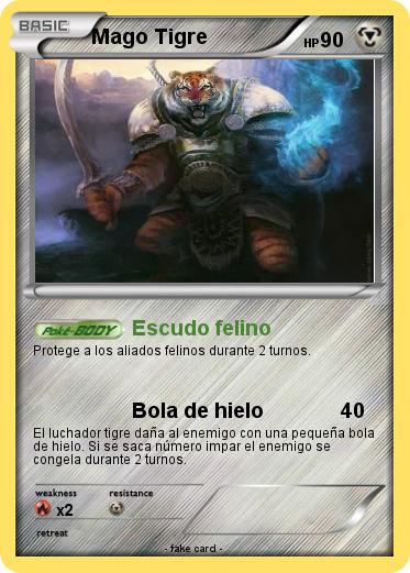 Pokemon Mago Tigre