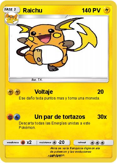 Pokemon Raichu