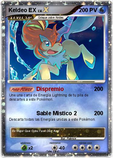 Pokemon Keldeo EX