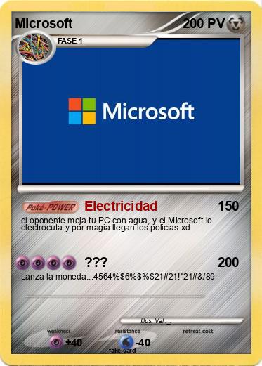 Pokemon Microsoft