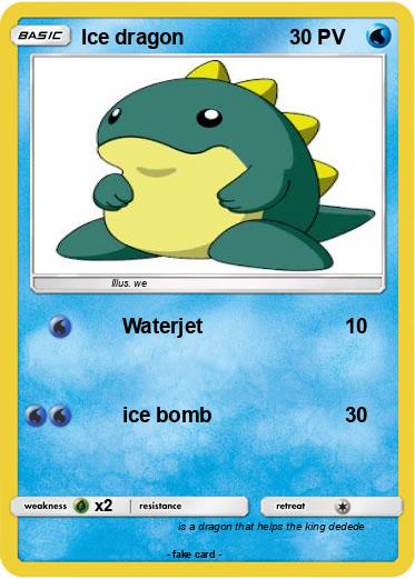 Pokemon Ice dragon