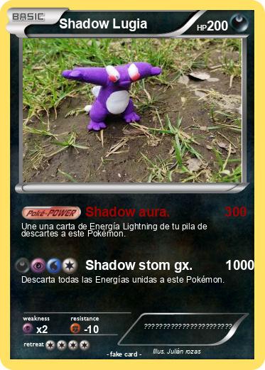 Pokemon Shadow Lugia