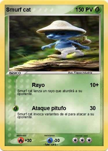 Pokemon Smurf cat