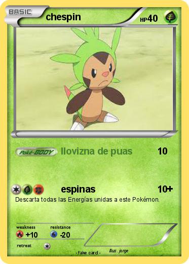 Pokemon chespin