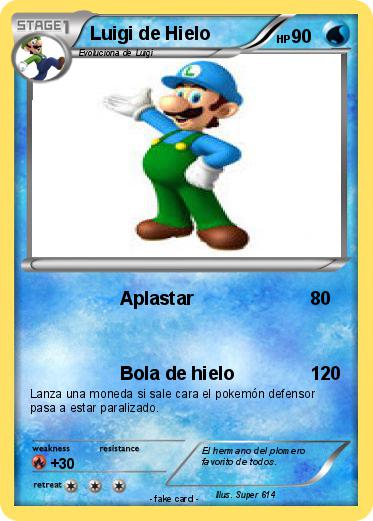 Pokemon Luigi de Hielo