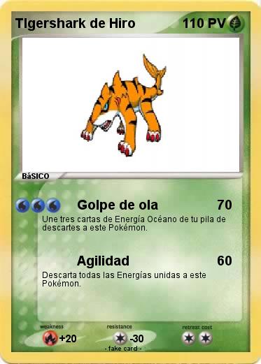 Pokemon TIgershark de Hiro