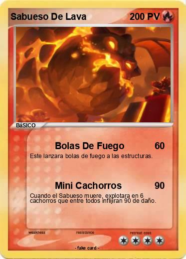 Pokemon Sabueso De Lava