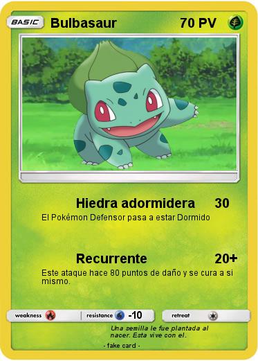 Pokemon Bulbasaur