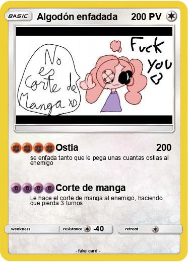 Pokemon Algodón enfadada