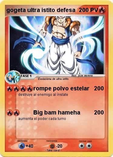 Pokemon gogeta ultra istito defesa