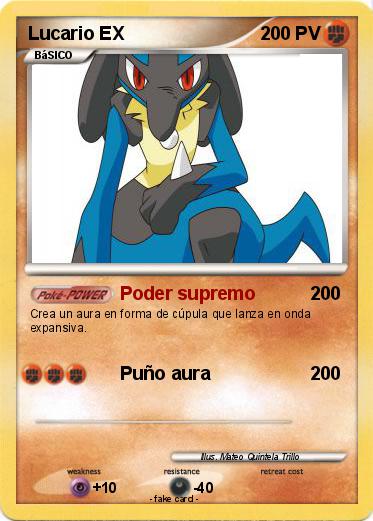 Pokemon Lucario EX