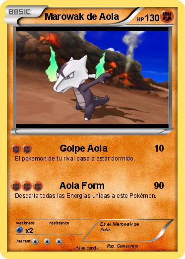 Pokemon Marowak de Aola