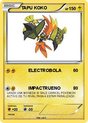 Pokemon TAPU KOKO