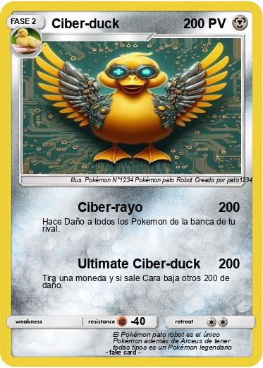 Pokemon Ciber-duck