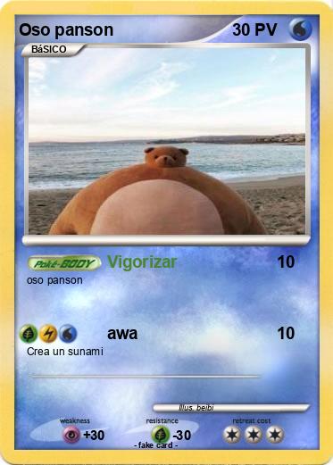 Pokemon Oso panson