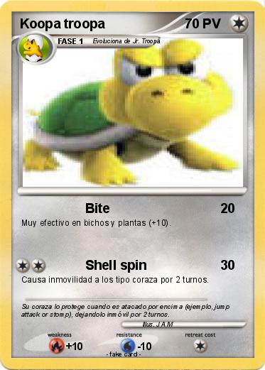 Pokemon Koopa troopa