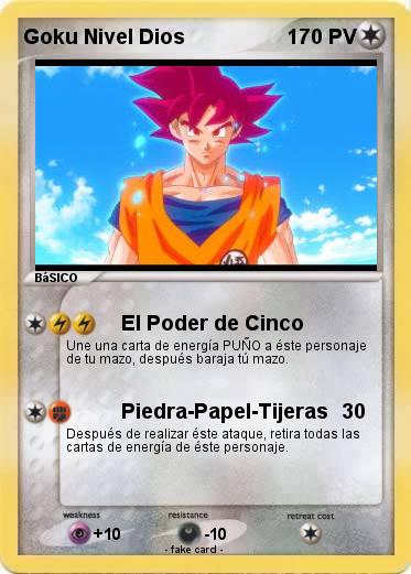 Pokemon Goku Nivel Dios